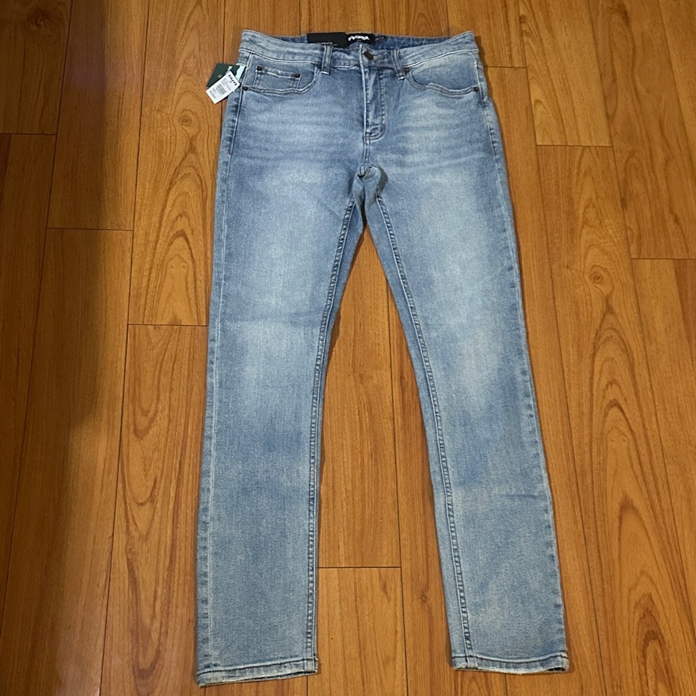 RSQ Men's Denim Slim Jeans in Light Blue